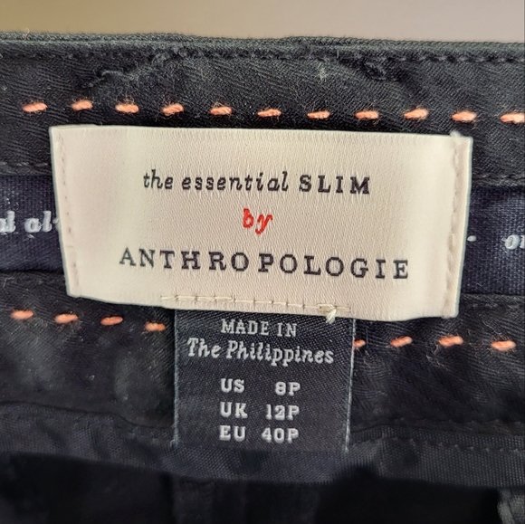 Anthropologie Essential Slim Pant size 8P (Petite) - Picture 4 of 6